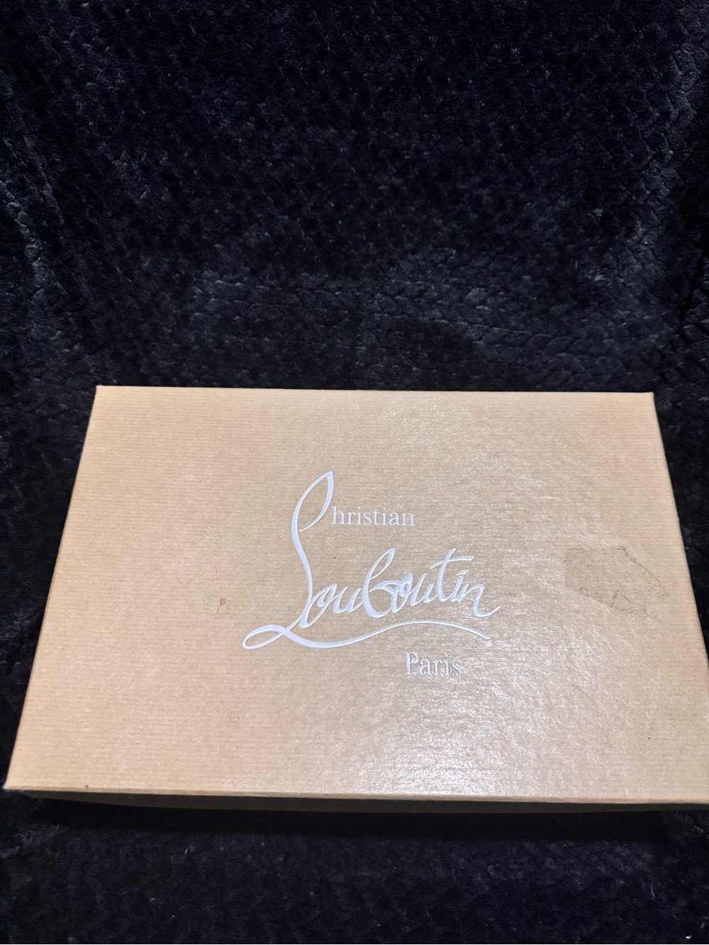 Christian Louboutin Leopard-Print Satin Ankle-Tie Heels in Gold and Black - Picture 10 of 11